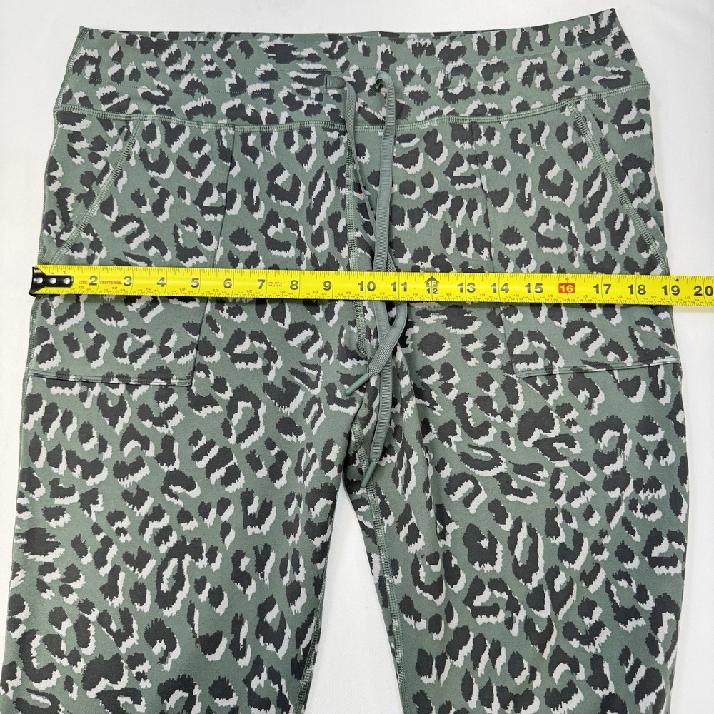 Aerie Offline‎ Green Leopard Animal Print Stretch Joggers Women's Size XXL - Picture 11 of 11